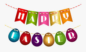 The image is transparent png format with a resolution of 8000x2075. Clipart Happy Easter Clipart Happy Easter Banner Transparent Free Transparent Clipart Clipartkey