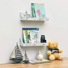 Maybe you would like to learn more about one of these? Welland Wood Floating Nursery Shelves Rustic Kids Floating Shelves Wall Mount Kids Bookshelf Set Of 2 White Walmart Com Walmart Com