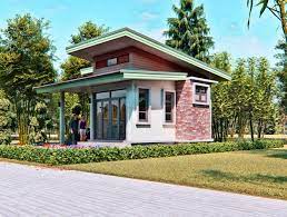 This house design also features minimalist color scheme, a combination of dark and light colors. One Bedroom Small House Design House And Decors