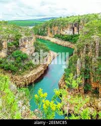 Portugueses foram os primeiros exploradores da região que implantaram bonitas fazendas produtivas nas primeiras décadas do século xix. Capitolio Minas Gerais Blick Auf Furnas Canyon In Brasilien Stockfotografie Alamy
