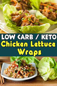 Keto Chicken Lettuce Wraps Low Carb Ground Chicken Lettuce Wraps Recipe Low Carb Chicken Lettuce Wraps Low Carb Lettuce Wraps Lettuce Wraps Healthy