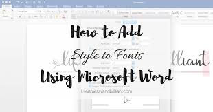 Simply copy & paste text How To Add Styles To Fonts Using Microsoft Word Microsoft Word Fonts Digital Word Words