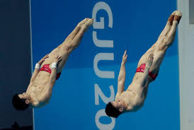 Xie siyi won 3m synchro gold last wednesday with wang zongyuan, who he beat to the individual title. China Wins First 3 Diving Golds At Worlds Bacon Gets Silver