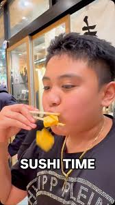 Took EJ to one of the best sushi spots in Akihabara… and all he ordered was  Tamago. Just when you thought it was safe… he drops it all over the floor.  MamaStyles’ face says it all., #ParentingWin ...