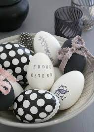 25 Easter Eggs Decoration Ideas In Black And White Colors Unique Easter Eggs Easter Eggs Easter