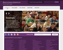 Bootstrap website templates, like wordpress themes of your liking, can fit in as long as its bootstrap framework is based on html, css, or javascript. Educational Institute Free Psd Website Template Psd Templates Os Templates
