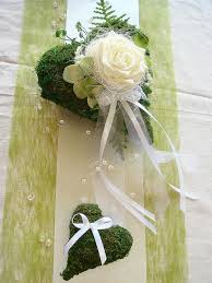 Exklusives Tischdeko Set Fur Die Festtafel 6 Grosse Moosherzen Mit Sisal Asparagus Schle Dekoration Hochzeit Hochzeitstischdekoration Hochzeitstisch