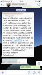 Tiktok selber hat zum fall jonathan galindo auch eine stellungnahme. Nerviger Kettenbrief Auf Whatsapp Nw De