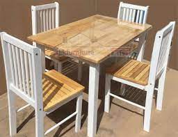 Meja makan jati / meja makan minimalis kayu jati 10 kursi. Jual Set Meja Makan 4 Kursi Kayu Asli Metalola Terbaru Juni 2021 Blibli