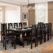 Choose from marble, wood, and other exquisite table materials in this fine collection. Harold Traditional Solid Rosewood Pedestal Dining Table And Chair Set