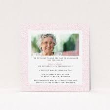 Simply choose a card template that feels right, use our words or your own, add a photo if you wish, and share it with the family. Personalised Funeral Announcement Cards Utterly Printable