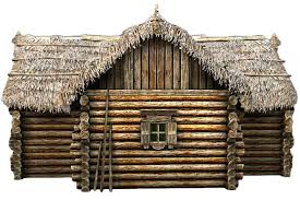 Wooden Thatch House T Shaped Thatched House Thatch T Shaped