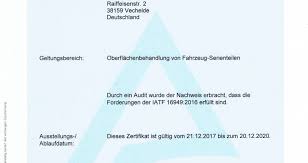 Seafair ist als logistikunternehmen von der international air transport association (iata) zertifiziert. Wir Sind Nach Iatf 16949 Zertifiziert Galvanotechnik Kessel Gmbh Co Kg Technische Oberflachen