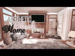 Roblox Bloxburg Aesthetic Blush Home Tour 110k Liebevolle Asche House Decorating Ideas Apartments Tiny House Layout Bedroom House Plans