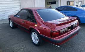 Image result for Bright Red 1991 Mustang