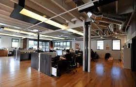 In this case, hiring an interior designer is the best industrial is often used in the warehouse industry, but there are also some offices that inspired by this design. What Is The Current Workplace Style For Millennials This Post Will Enlighten Industrial Interior Design Office Industrial Office Design Office Interior Design