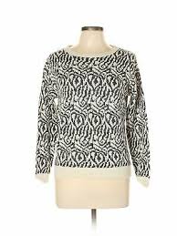 Suzy Shier Women Black Pullover Sweater L Ebay