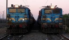 Wag 7 Brothers Side By Side Train Wallpaper Indian Railways Railway Station