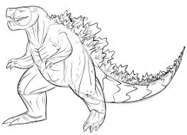 Godzilla monster coloring pages for kids, how to draw godzilla, godzilla drawing and coloring. Godzilla Earth Coloring Pages Novocom Top