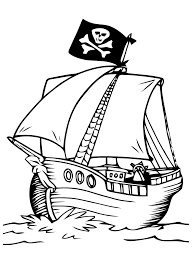 Coloriage Bateau A Colorier Dessin A Imprimer Pirate Coloring Pages Pirate Ship Drawing Free Coloring Pictures