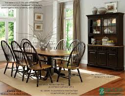 Brooks Furniture Dining Room Casual Oak Medium Oak And Black Finish Table 184296 Dining Room Furniture Traditional Dining Rooms Lounge Furniture Design