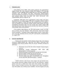 Misi harus dibuat sesuai atau sikron dengan visi. Lpj Tahunan Pmr Pdf
