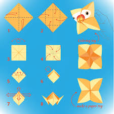 Instrucciones De Como Hacer Juguete De Papel Agilel Origami Tutorial Paso A Paso Juego Educativo Para Los Ninos Juego Visual Juguete De Papel En El Fondo Aislado Ilustraciones Vectoriales Clip Art Vectorizado
