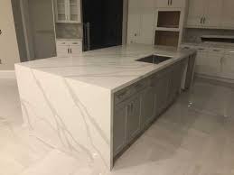 Calacatta Luccia Quartz Kitchen Contemporary Kitchen Miami By Prestige Marble Designs