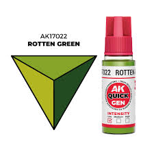 AK-Interactive: Quick Gen Acrylic Contrast - Rotten Green 18 ml