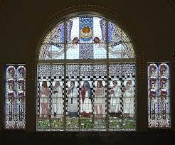 Autriche Vienne L Eglise St Leopold Am Steinhof Stained Glass Koloman Moser Glass Window