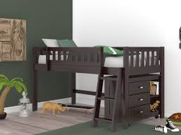 Bedroom furniture keyboard_arrow_right bunk beds keyboard_arrow_right espresso twin over twin bunk bed. Discovery World Furniture Twin Low Loft Bed In Espresso