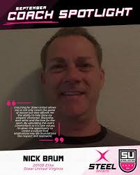 Meet Nick Baum, Coach of 2010B Elite at Steel United