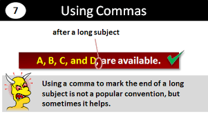 Check spelling or type a new query. The Rules For Using Commas