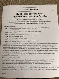 To use a gift card you must have a valid epic account, download fortnite on a compatible device, and accept the applicable terms and user agreement. I Got A Ps4 Today And Got This Code I Don T Want Fortnite So I Ll Just Post It Here It S The Neo Versa Bundle Plus 2 000 V Bucks Fortniteps4