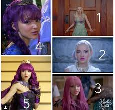 They Got 3 4 5 Right The Just Have To Switch 1 2 Then They Would Be Fine 3 Is My Fav Disney Descendants Disney Descendants Characters The Descendants Movie