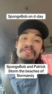 SpongeBob and Patrick Storm the Beaches of Normandy