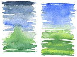 abstract landscape paintings