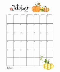 Cute October 2019 Calendar Printable October Calendar Editable Calendar October Calendar Printable