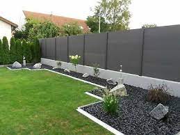 Weitere ideen zu zaun garten, sichtschutz garten, gartengestaltung. Wpc Alu Sichtschutz Zaun Gartenzaun Windschutz Terrasse Garten Sichtschutzzaun Ebay