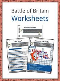 Russia was winning, but then the germans stopped them. Battle Of Britain Facts Worksheets Historical Information For Kids