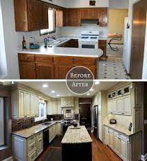 Before After Painted Kitchen Cabinet Idea Home Design Cheap Kitchen Remodel Kitchen Remodel Layout Kitchen Remodel Small