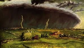 The winds of a derecho travel at least 58 miles per hour and have been recorded as fast as 130 miles per hour. Facts About Derechos Very Damaging Windstorms