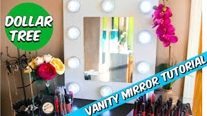 Lighted make up vanity mirror. Dollar Tree Vanity Mirror D I Y Tutorial Youtube