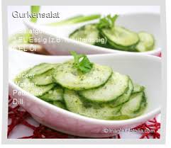 Gurkensalat Rezept In 2020 Gurkensalat Rezept Gurkensalat Rezepte