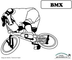 This drawing was made at internet users' disposal on 07 february 2106. Coloring Page Bmx Coloring Pages Free Digital Stamps Bmx