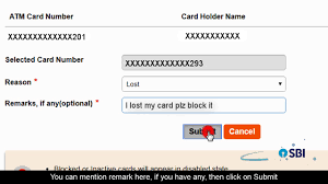 What to do if debit card is blocked. Sbi Rinb How To Block Your Atm Debit Card Online Youtube