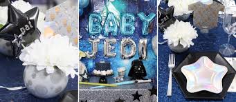 Star themed baby shower decorations. Star Wars Baby Shower Fun365