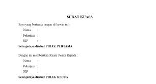 Dokumen tersebut hilang pada sekitar hari _____ jam ___:___ tanggal _____ di lokasi _____. Contoh Surat Kuasa Kepada Orang Lain Atas Kewenangan Dokumen Penting Ato Basahona Share