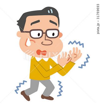 男性 更年期 手足のしびれ イラストのイラスト素材 [31769693] - PIXTA