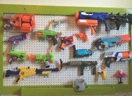 Nerf gun rack for wall. Pin On Kids Storage